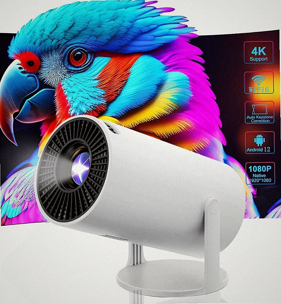 Beamer Projektor 4K UHD WiFi Bluetooth TV Heimkino (Neu Android 12)