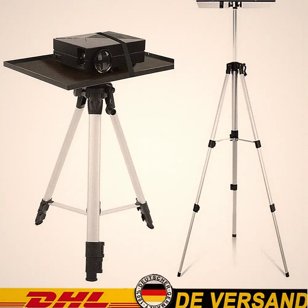 Beamer Ständer Projektortisch Tripo Laptop Stativ 51-138cm Höhenverstellbar DE