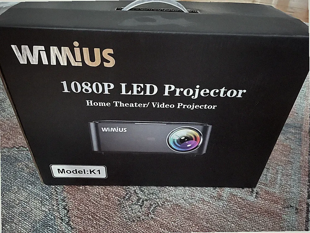 Beamer wimius 1080P LED projector, Neu Und Unbenutzt