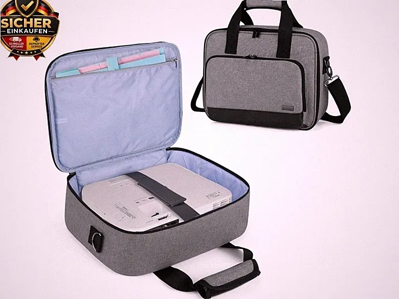 Beamertasche, Tragbar Projektor Tasche für Transport und Aufbewahrung Beamer