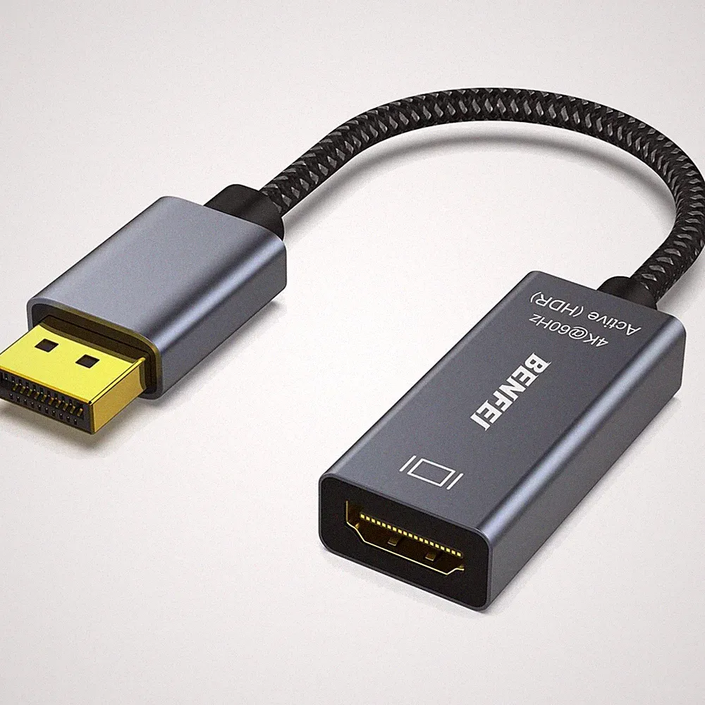 Benfei 4K DisplayPort zu HDMI Adapter – Unidirektional für Desktop & Laptop