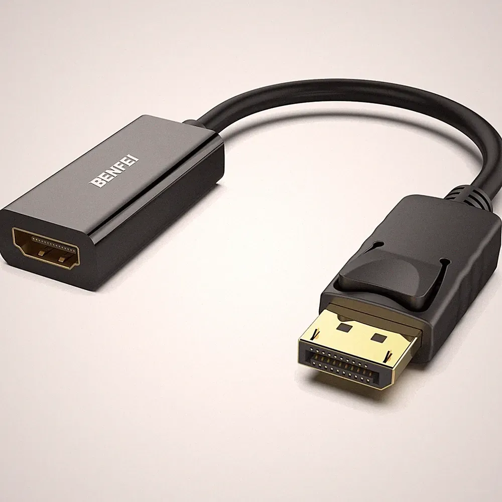 BENFEI 4K DisplayPort zu HDMI Adapter, Unidirektional, Ideal für Präsentationen