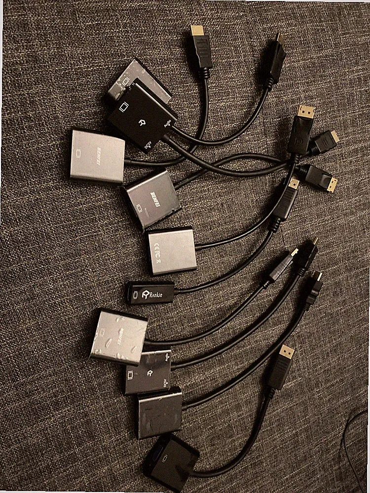 BENFEI DisplayPort auf VGA Adapter 1080P für Laptop & PC schwarz