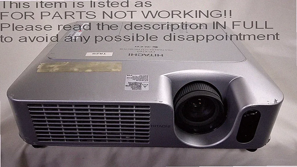 BESCHREIBUNG LESEN!! Hitachi cp-x260 Multimedia LCD-Projektor (NUR HAUPTGERÄT!)