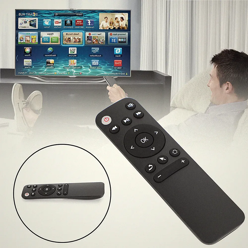 Bluetooth IR Learning Fernbedienung für Smart TV Box Projektor TV Laptop
