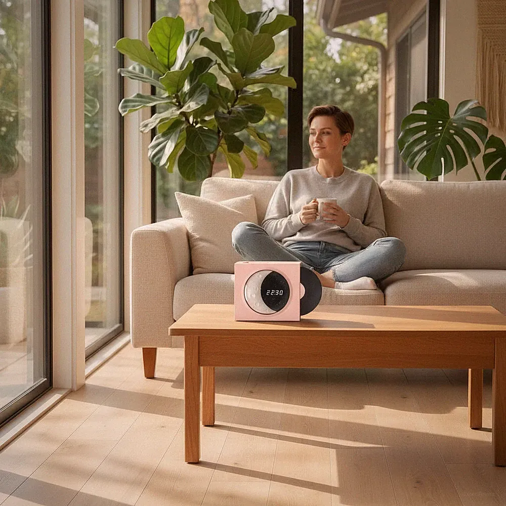 Bluetooth Lautsprecher mit Sternenhimmel Projektor, Tragbare Musikbox
