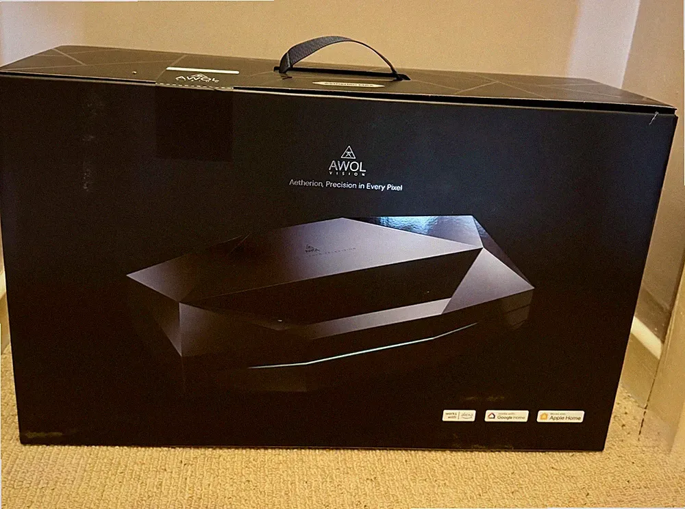 ❤️ Brandneu Versiegelte Verpackung AWOL Aetherion MAX 4K UST RGB Tri-Laser TV 3D Projektor