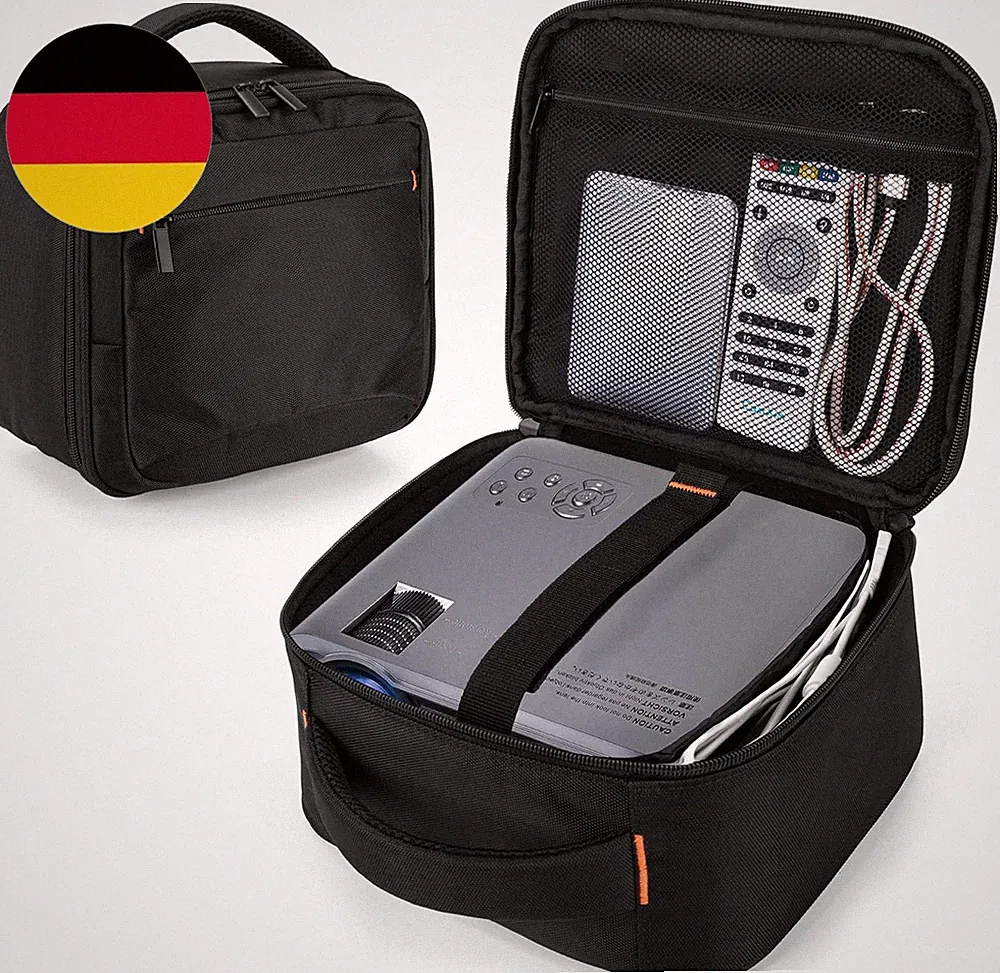CURMIO Beamer Tasche, Tragetasche Für Mini Projektor, Projektortasche Kompatibel