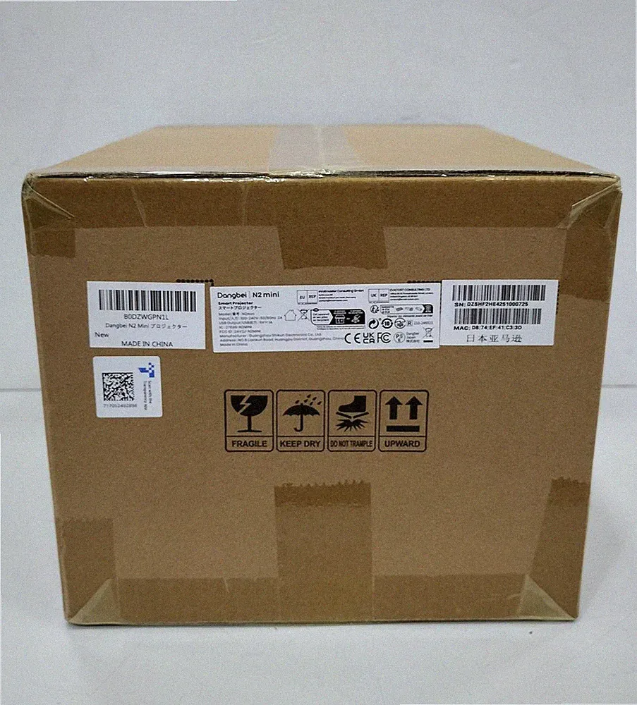 DANGBEI N2MINI Tragbarer Mini-Projektor für Heimkino Schwarz