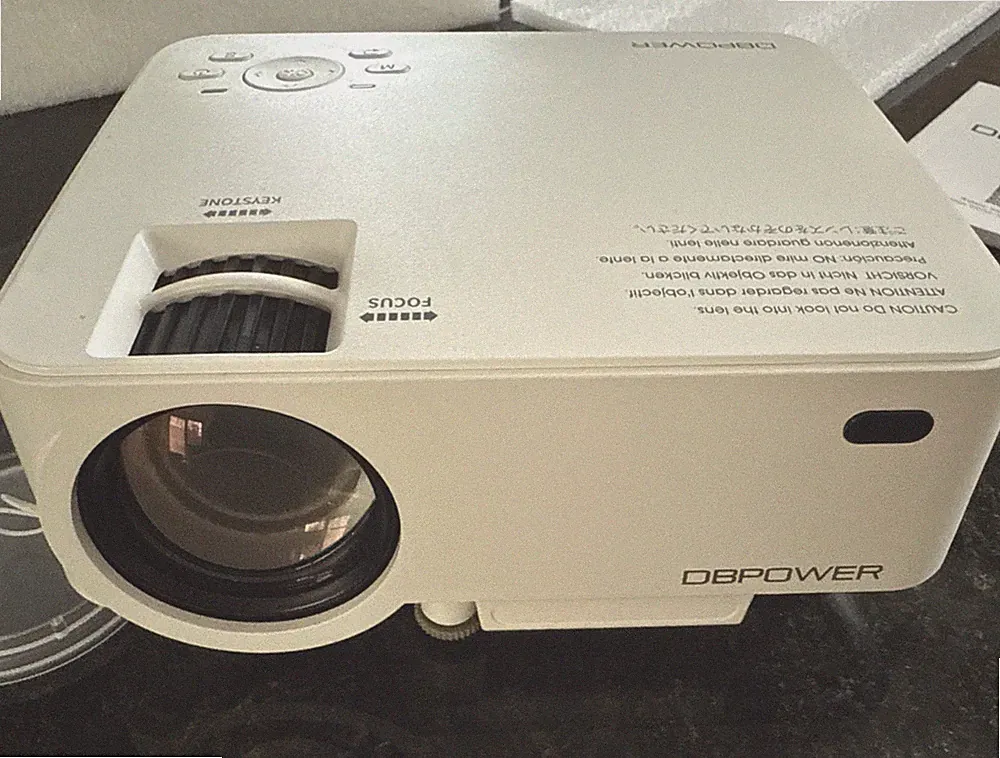 DBPOWER LCD Mini Beamer T20, 1500 Lumen
