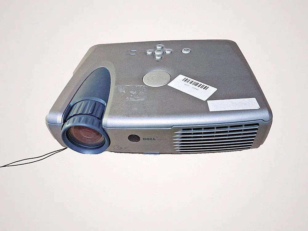 Dell 3200MP DLP Projektor 1300 ANSI-Lumen Mini Beamer getestet mit Stromkabel
