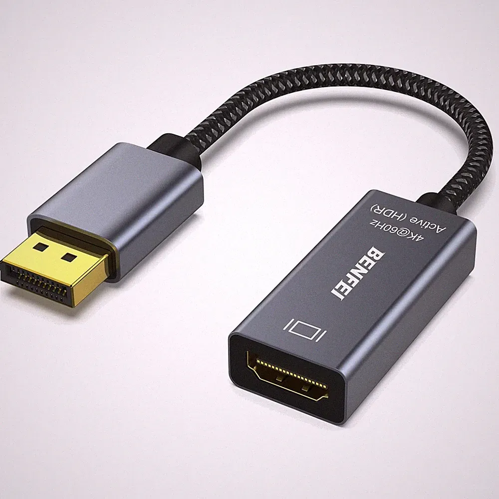 DisplayPort Adapter HDMI 4K 60Hz Monitor Projektor Fernseher USB Kamera