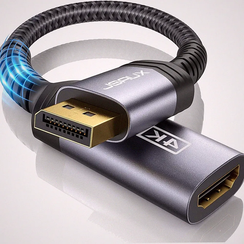 Displayport HDMI Adapter 4K 30Hz USB-C Kabel Laptop Monitor Projektor