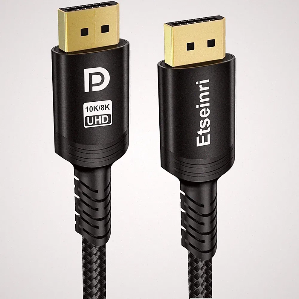 DisplayPort Kabel 2M 8K 4K 165Hz 240Hz Gaming Monitor HDTV DP 1.4