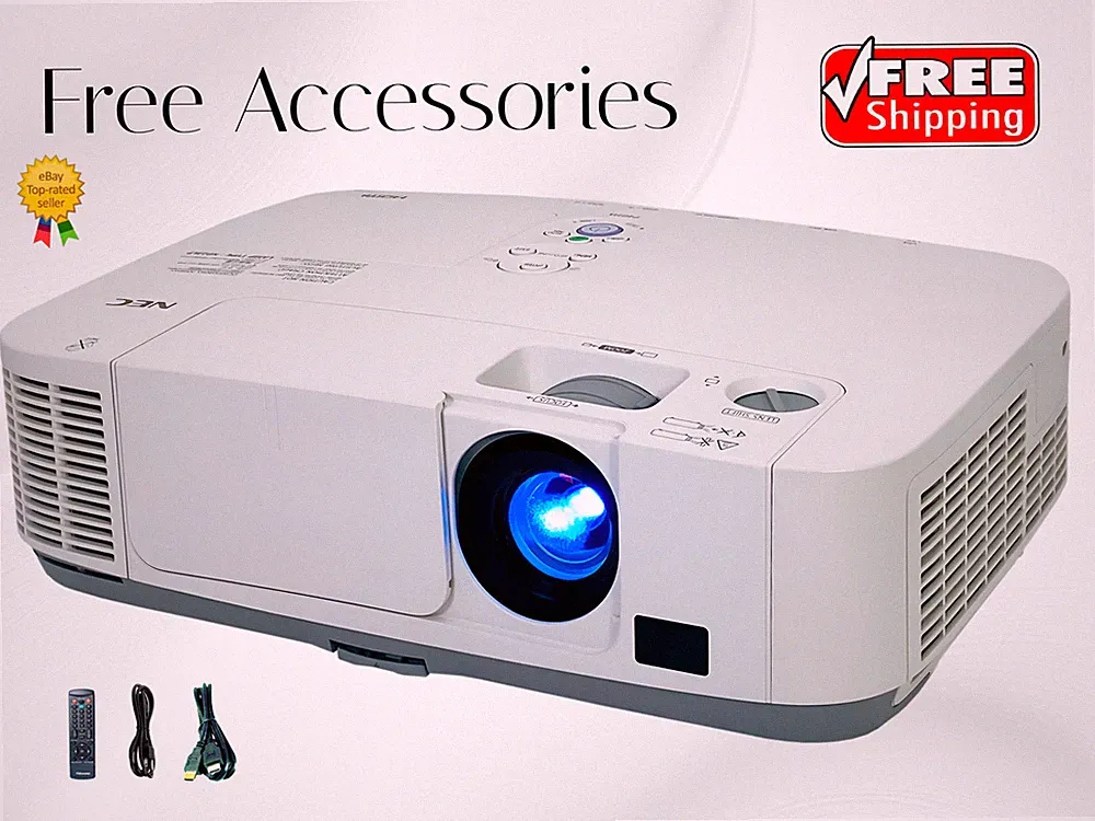Dukane ImagePro 6640W 3LCD Projektor Für Heimkino TV & Video 4000 Lumen WXGA