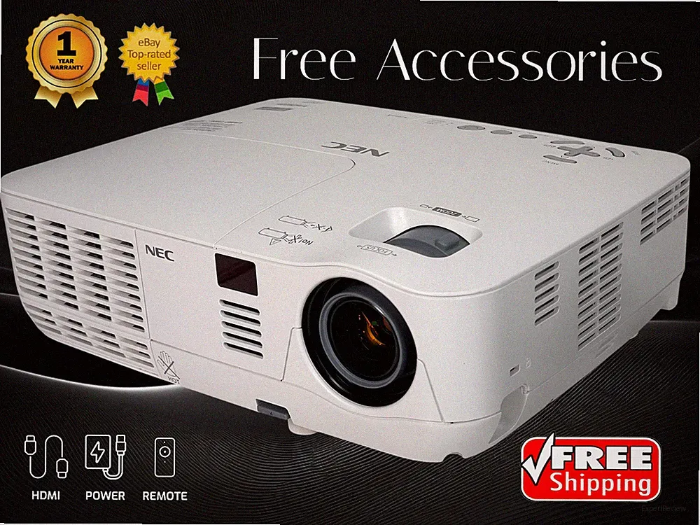 Eco Freundlich NEC NP-V311X Projektor DLP 4K 3100 Ansi Easy Setup 1 Jahr Garanti