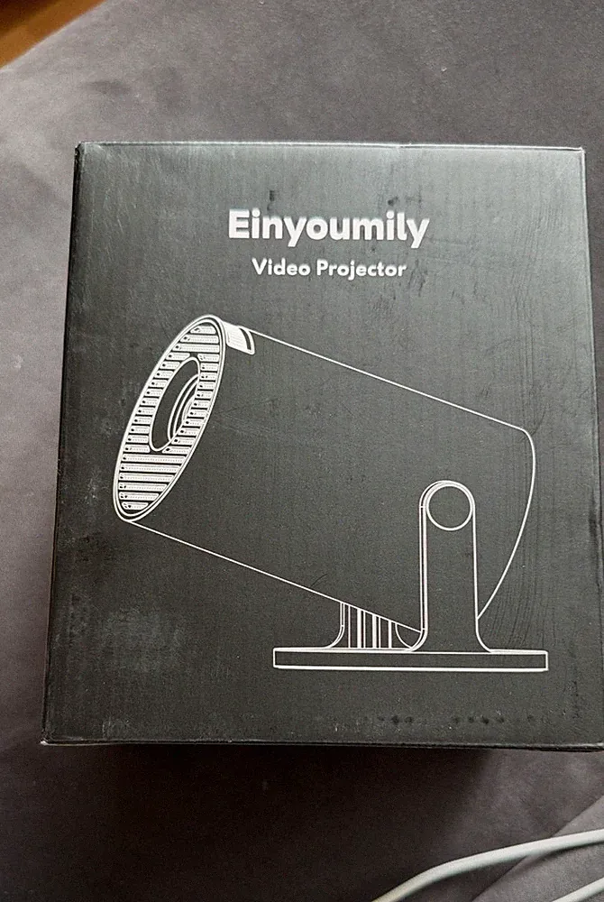 Einyoumily mini Video Projektor 1280x720 Tragbar Lautsprecher Autofokus