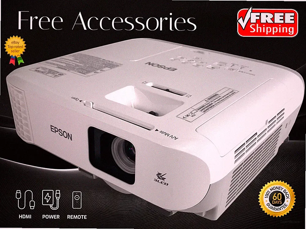 Epson 3LCD Beamer iProjection App 4000 ANSI 2160p Eco Modus 16W Lautsprecher-Kit