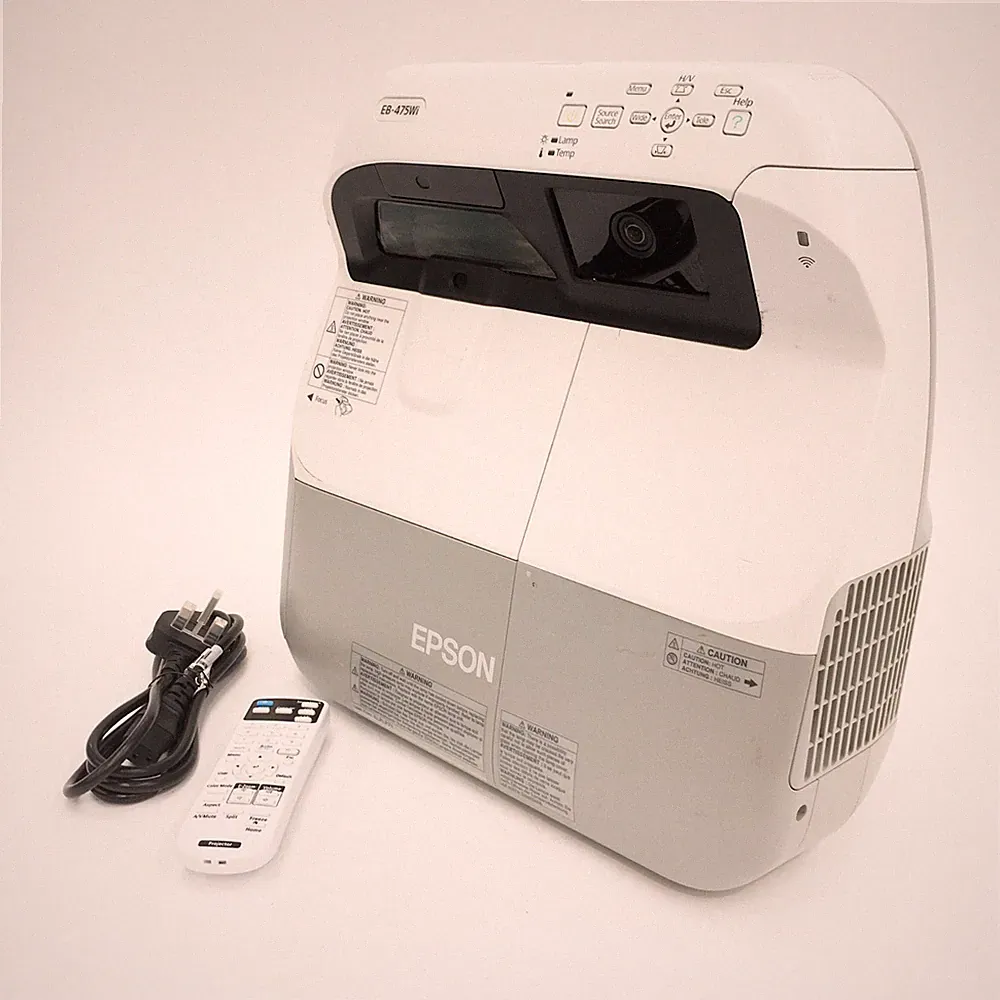 Epson EB-475Wi VGA HDMI Ultra-Kurzdistanzprojektor 2600 Lumen - neue Lampe
