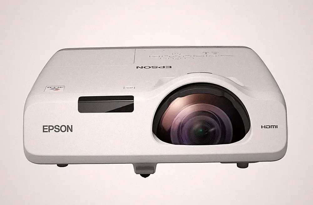 EPSON EB-530 3400 Lumen Kurzdistanzprojektor - neue Lampe montiert + Fernbedienung