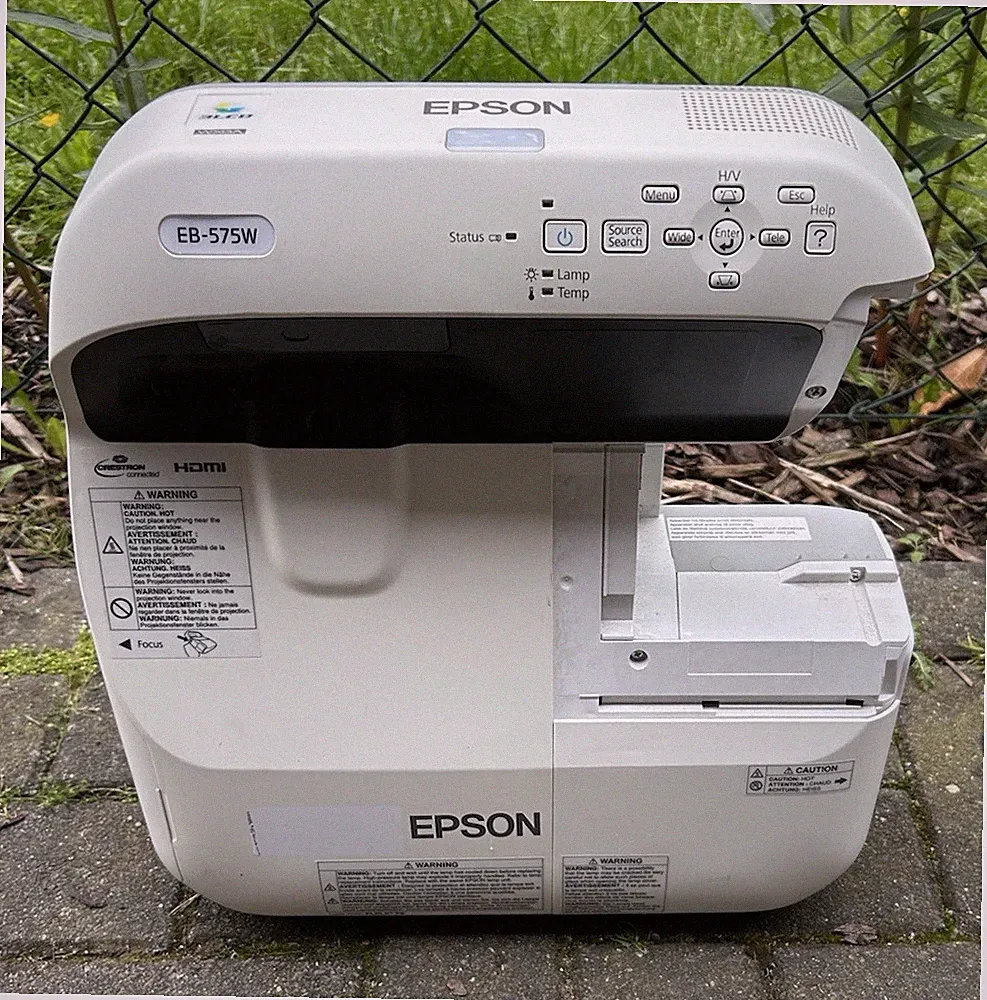 Epson EB-575W LCD Beamer 1280x800 2700 ANSI-Lumen HDMI VGA USB LAN