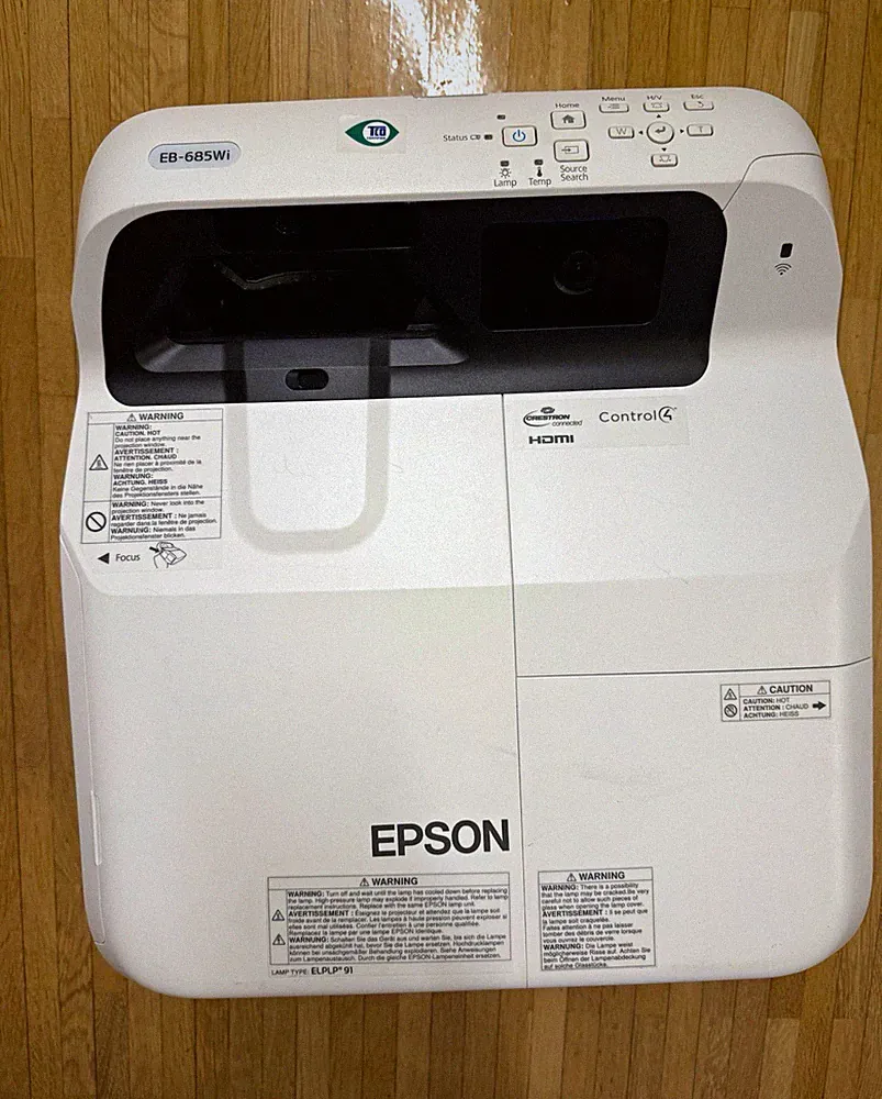 Epson EB-685Wi LCD Beamer 1280x800 3500 ANSI HDMI VGA LAN Lautsprecher.