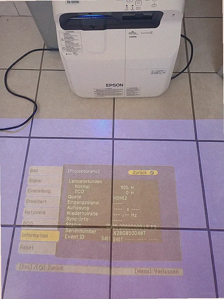 Epson EB-695Wi Interaktiver Ultrakurzdistanz-Beamer