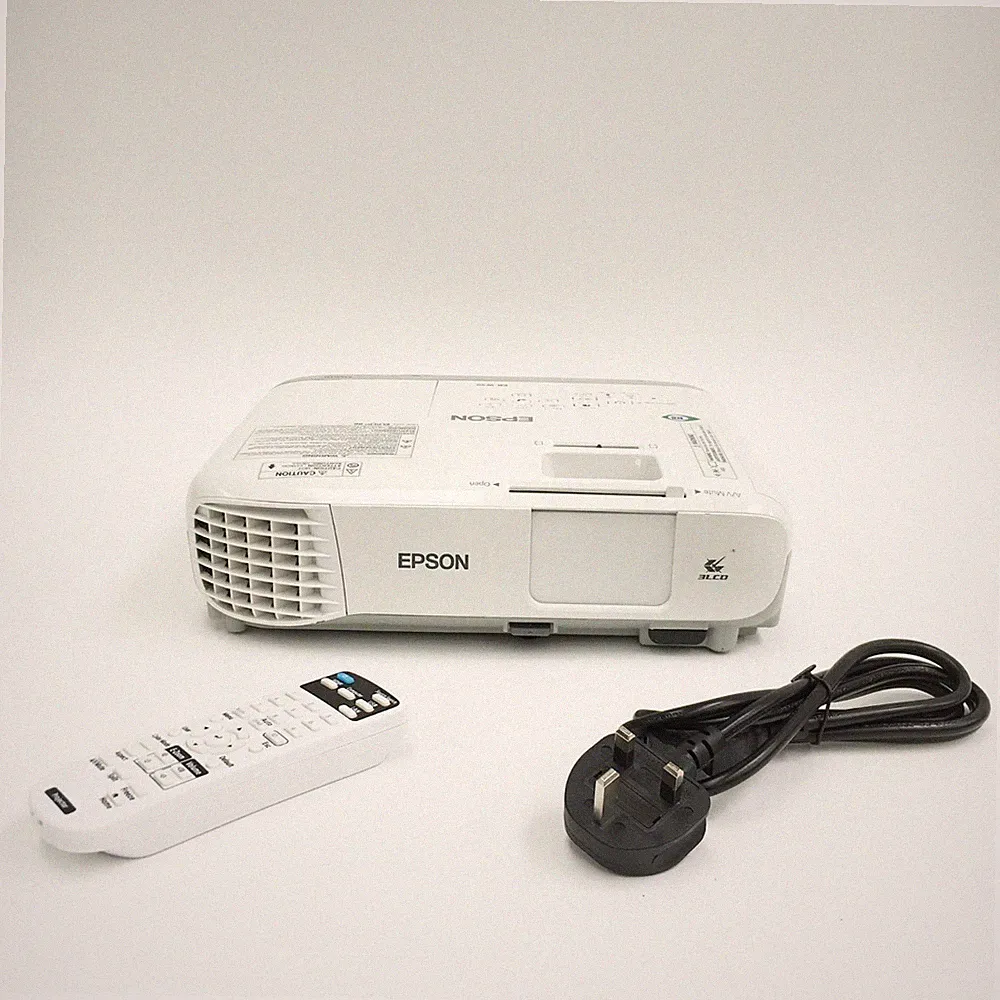 Epson EB-W39 3500 Lumen WXGA Breitbild HDMI Projektor + Fernbedienung + neue Lampe