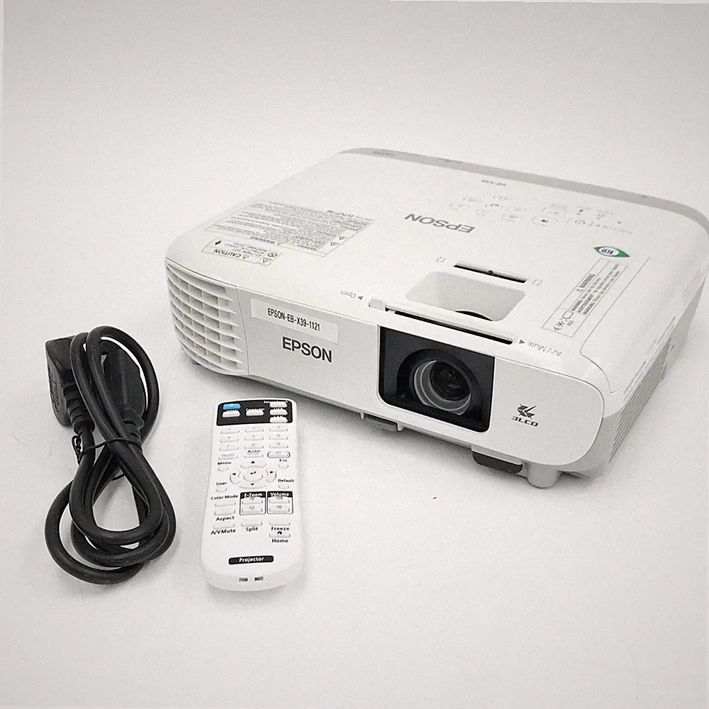 Epson EB-X39 3500 Lumen HDMI Heimkino Beamer + Fernbedienung - 1121 Stunden gebraucht