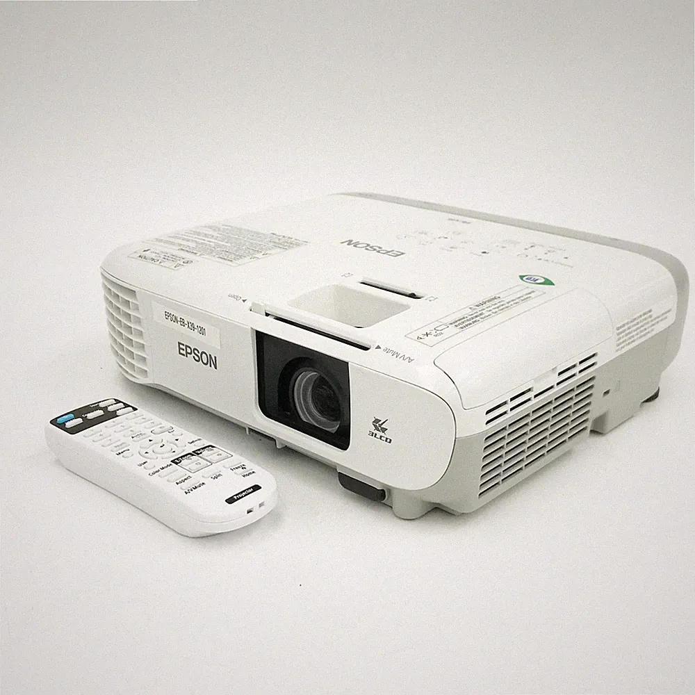 Epson EB-X39 3500 Lumen HDMI Heimkino Beamer + Fernbedienung - 1201 Stunden gebraucht
