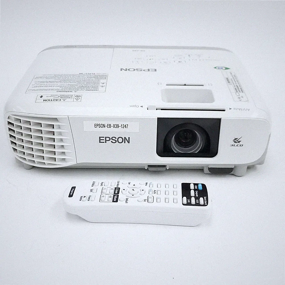 Epson EB-X39 3500 Lumen HDMI Heimkino Beamer + Fernbedienung - 1247 Stunden gebraucht