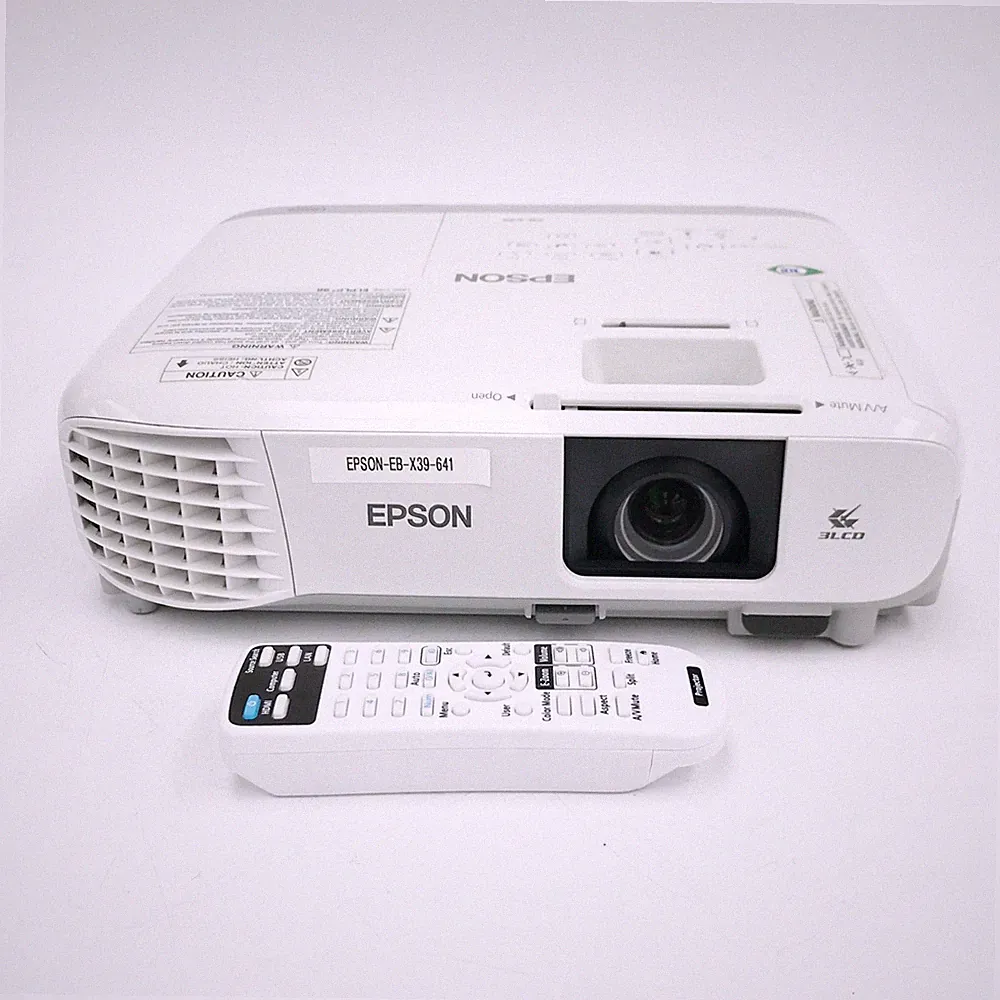 Epson EB-X39 3500 Lumen HDMI Heimkino Beamer + Fernbedienung - 641 Stunden gebraucht
