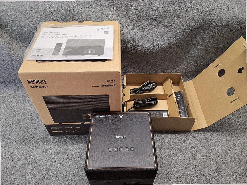 Epson EF-12 Beamer 1080p Android TV 1000Lumen LCD Heimkino