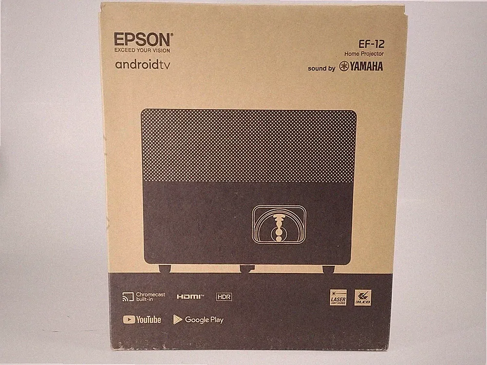 Epson EF-12 Laserprojektor 1080p HDR10 Android TV 1000 Lumen Bluetooth