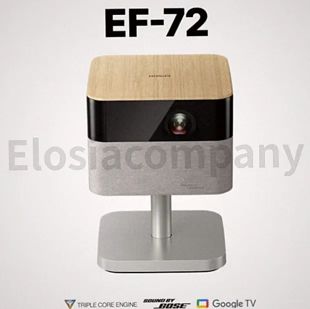 EPSON EF-72 4K PRO-UHD Tragbarer Projektor 1000 Lumen Google TV Bose Audio