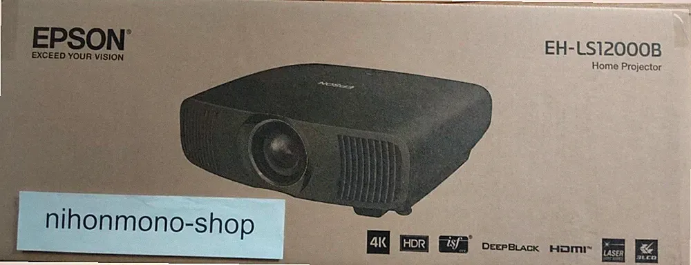 EPSON EH LS12000 B 4K PRO-UHD Laserprojektor 3LCD 2.700lm AC100V-240V Neu