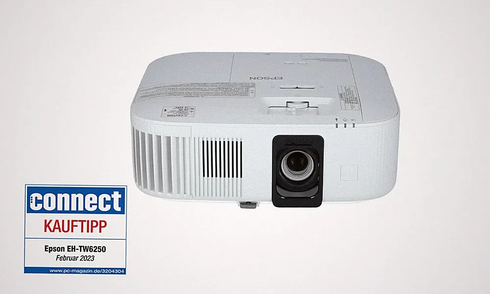 Epson EH-TW6250 4K Beamer mit Android TV und 2800 Lumen für Heimkino und Gaming