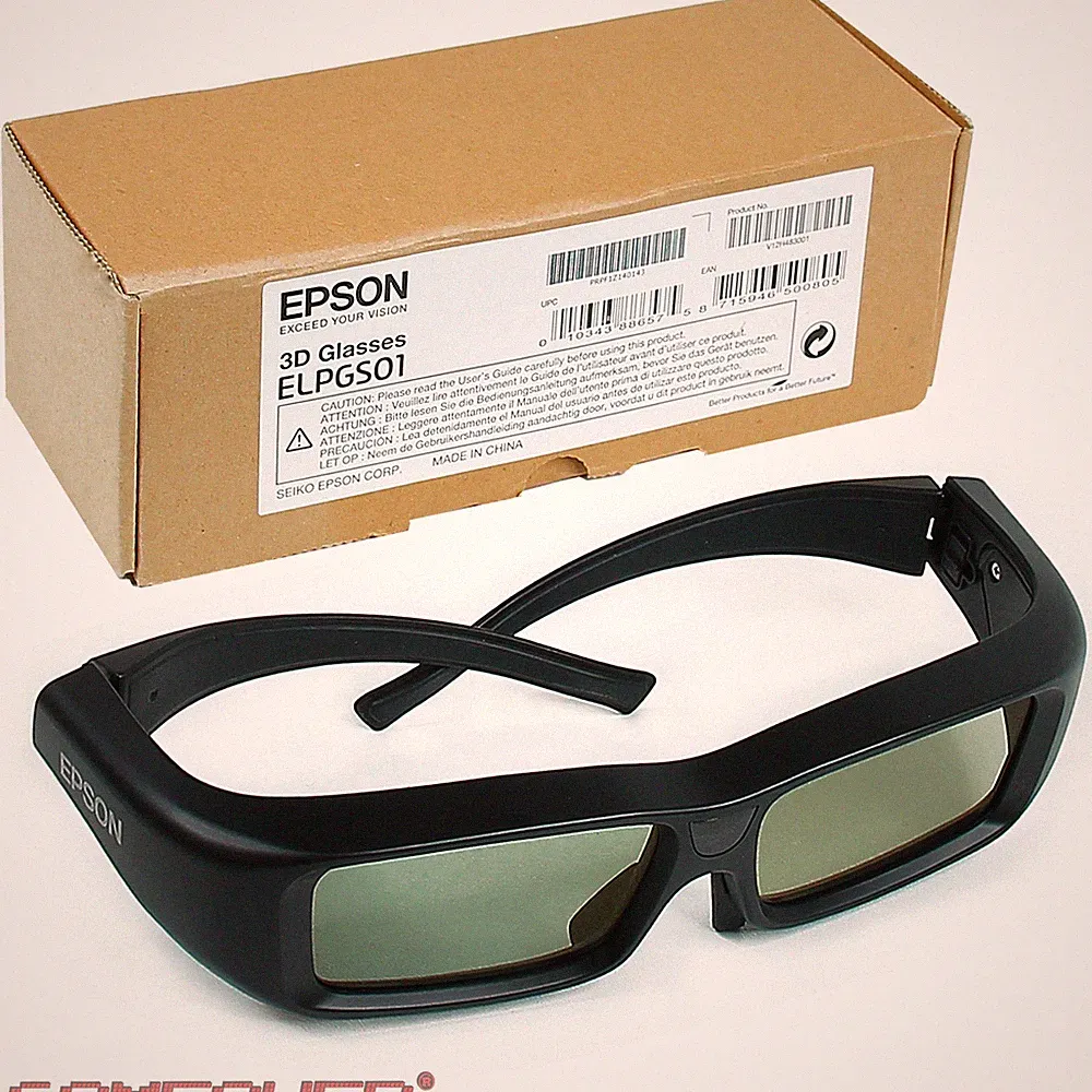 🔴 EPSON ELPGS01 3D Brille (IR) Epson Beamer EH TW 5900 6000 9000 ✅