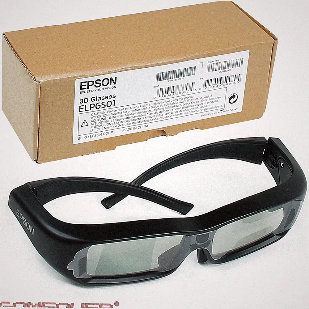 🔴 EPSON ELPGS01 3D Brille (IR) Epson Beamer EH TW 5900 6000 9000 NEU ✅
