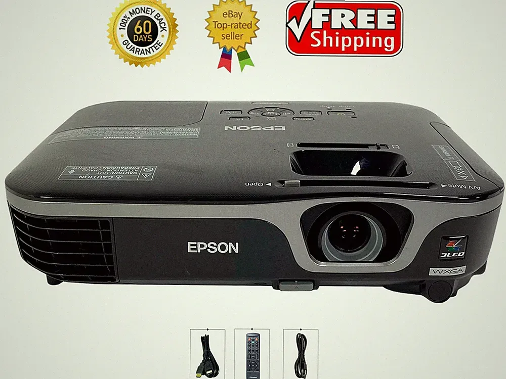Epson EX7210 3LCD Projektor Tragbar 2800 ANSI Konferenzraum 4K HDMI Mit Bundle