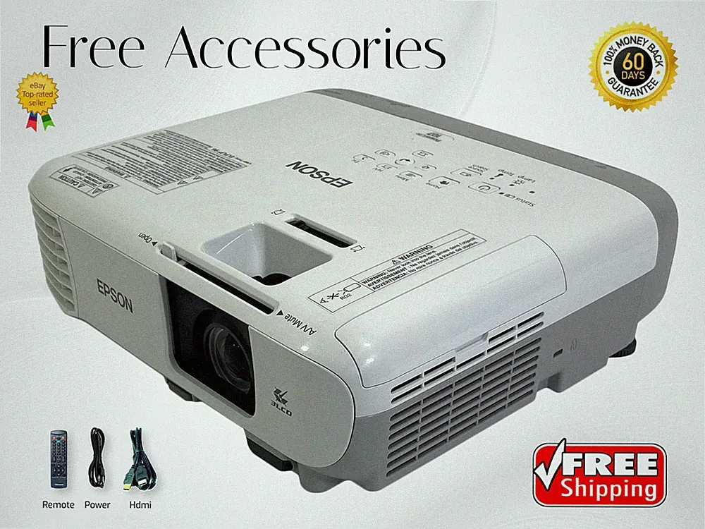 Epson PowerLite 107 3LCD Beamer 3500 Lumen Lampe bis 12.000 Std