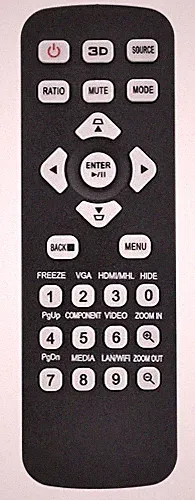 Ersatz Acer beamer Fernbedienung MC.JPQ11.003 | MC.JPQ11.004 | MC.JMV11.008