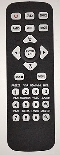 Ersatz Acer beamer Fernbedienung MC.JPQ11.003 | MC.JPQ11.004 | MC.JMV11.008