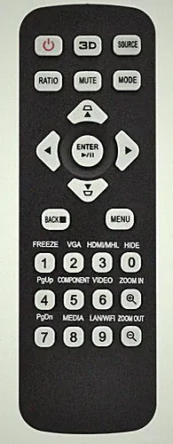 Ersatz Acer beamer Fernbedienung P5330W | P5530 | P5630 | S1286H
