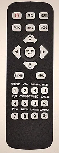 Ersatz Acer beamer Fernbedienung X1223H | X1226AH | X1227I | X1228H | X128GH