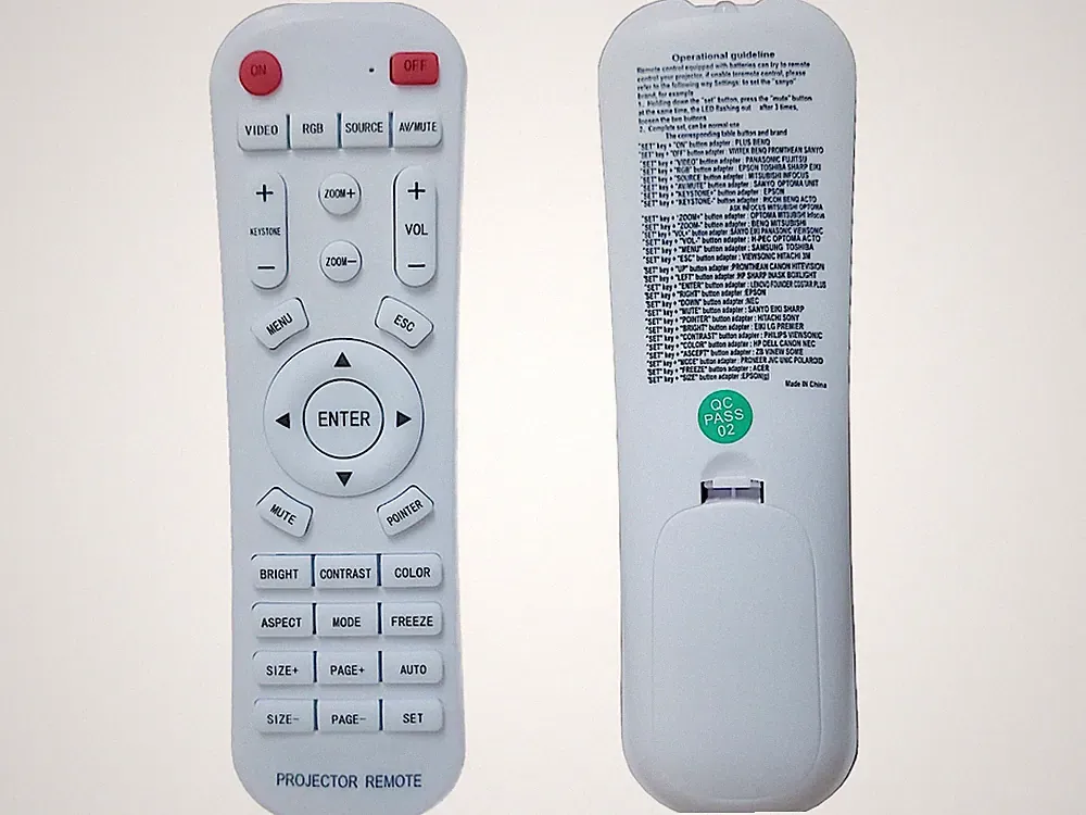 fernbedienung beamer universal