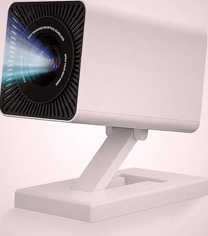 FECLYDET 15OS Mini Projektor 4K Mini Projektor WiFi6 und Bluetooth 5.0