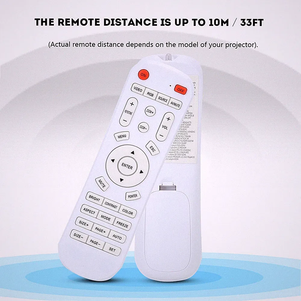 Fernbedienung Beamer Projektor Remote Control Controller DC 3V 10 m Universal