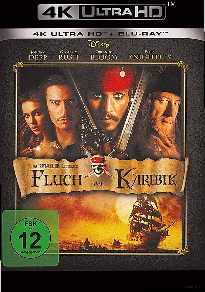 Fluch der Karibik 1 - 4K Ultra HD # UHD+BLU-RAY-NEU