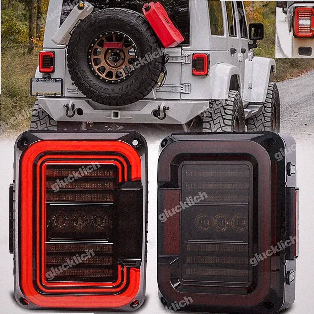 For Jeep Wrangler JK JKU 2007-2017 LED Rücklicht Rückleuchten Bremslicht